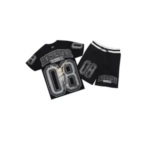 Fields Black/Grey T-Shirt Short Set