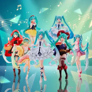 Wonderland Series Hatsune Miku PVC Official Anime Figure Figurine Collectible Model Table Ornament Fan Collection Holiday & Birthday Gifts