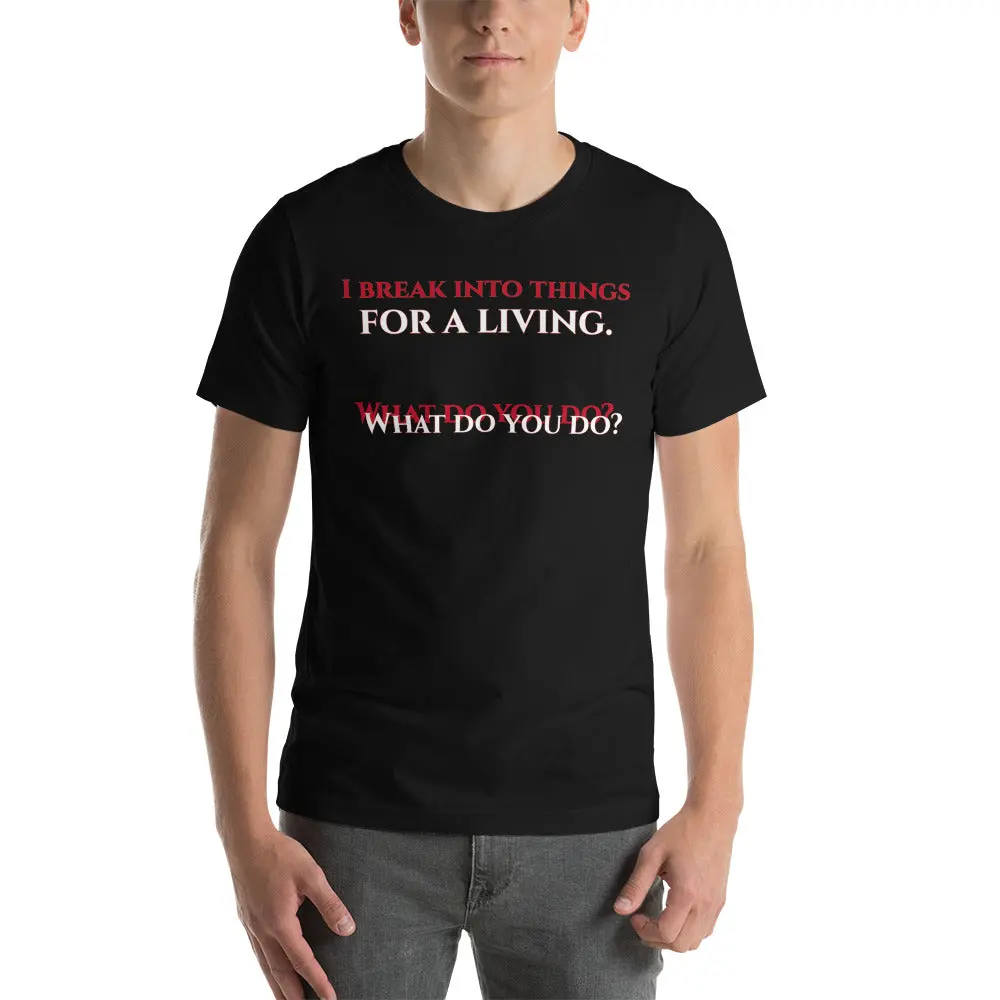 Short-Sleeve Unisex Professional Locksmith T-Shirt