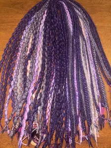 Impress mix wool dreadlock extensions, braids, locs