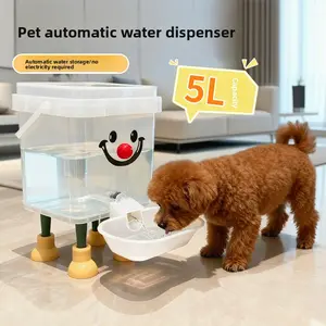 Automatic Pet Water Dispenser - Portable Unplugged Model, Large Capacity, Suitable for Cats, Dogs and Toy Poodle Fountains Use