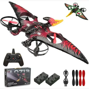 Dragon Toy Remote Control Airplane, 2.4G 6-Axis Gyro EPP Foam Aircraft, 360 Rotation, Easy to Fly, Dinosaur Plane Flying Toys for Kids and Beginners Outdoor Kids Stuff