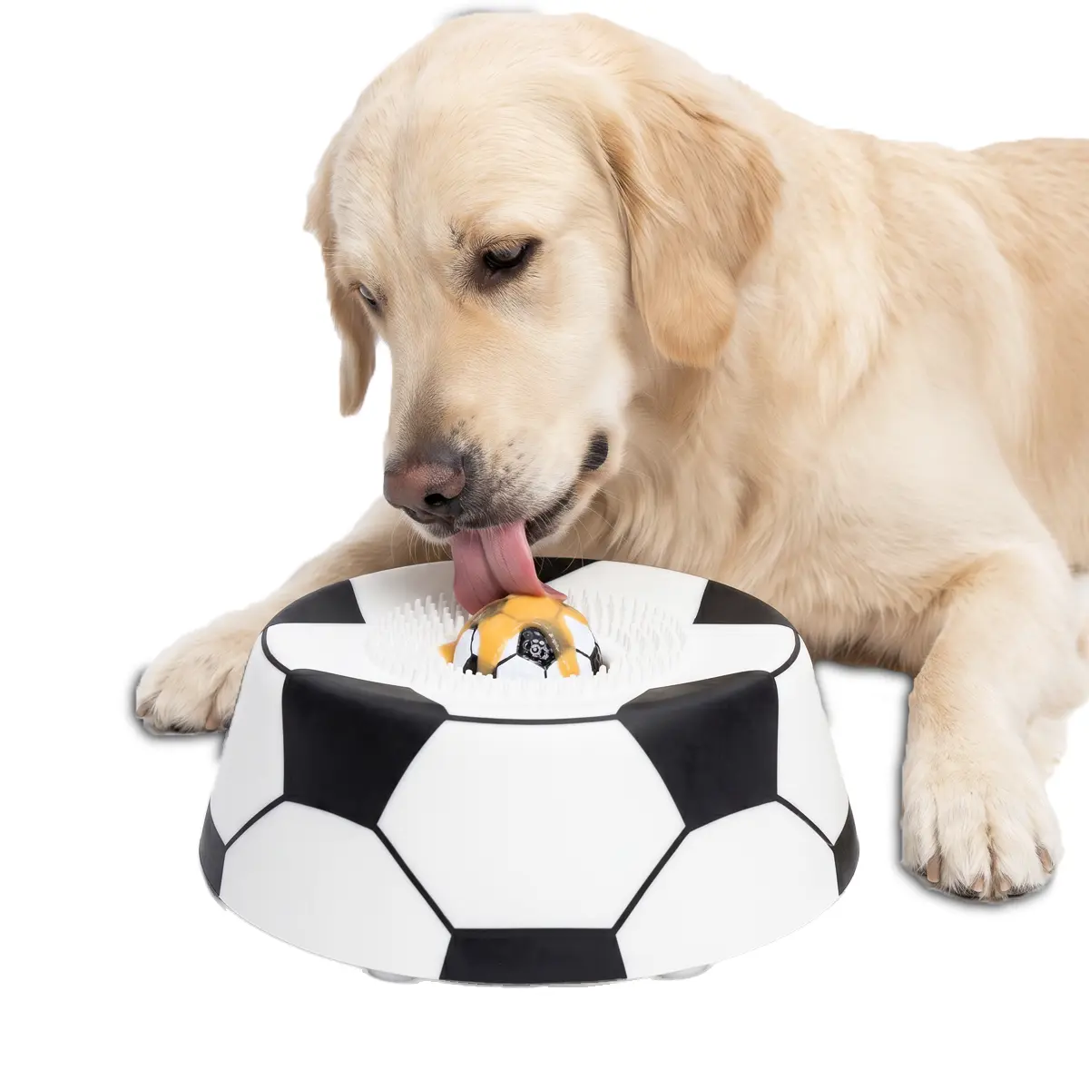 PawPace Multi purpose dog bowl,No mess Dog Liquid Slow Feeder,Easy clean Lick Bowl Mat with Ball ,8 Extra Large Suction Cups,No Mess Liquid Treat Enrichment Bowl for Dogs,Dishwasher Safe,Blue