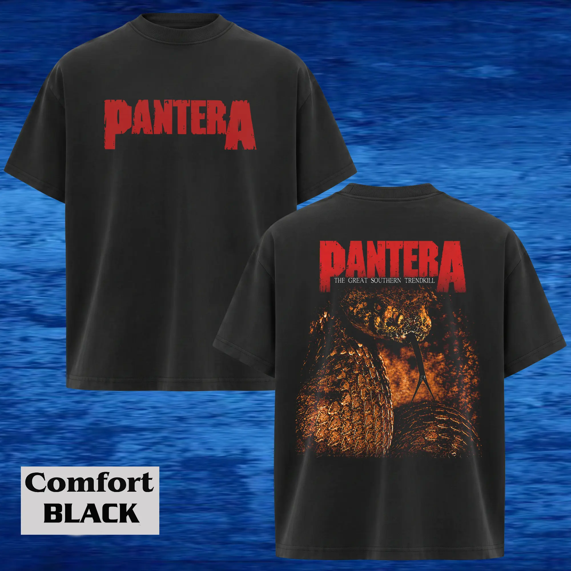 Vintage Pantera " The Great Southern Trendkill" Heavy Metal Unisex Rock Band Cotton Comfort T-Shirt, Y2K Outfits Top Menswear Clothing Pantera Merch, Concert Merch, Summer Outfits, Gift For Fans
