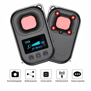 Hidden Camera Detector 2025 Anti-Spy Wireless Signal Scanner with GPS Bug RF Detection for Hotels, Cars, Security & Anti-Theft Use, High Sensitivity