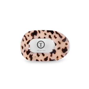TELETIES - Blonde Tortoise Small Flat Round Hair Clip - Lay Flat, Strong Grip, Nearly Unbreakable