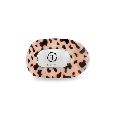 TELETIES - Blonde Tortoise Small Flat Round Hair Clip - Lay Flat, Strong Grip, Nearly Unbreakable