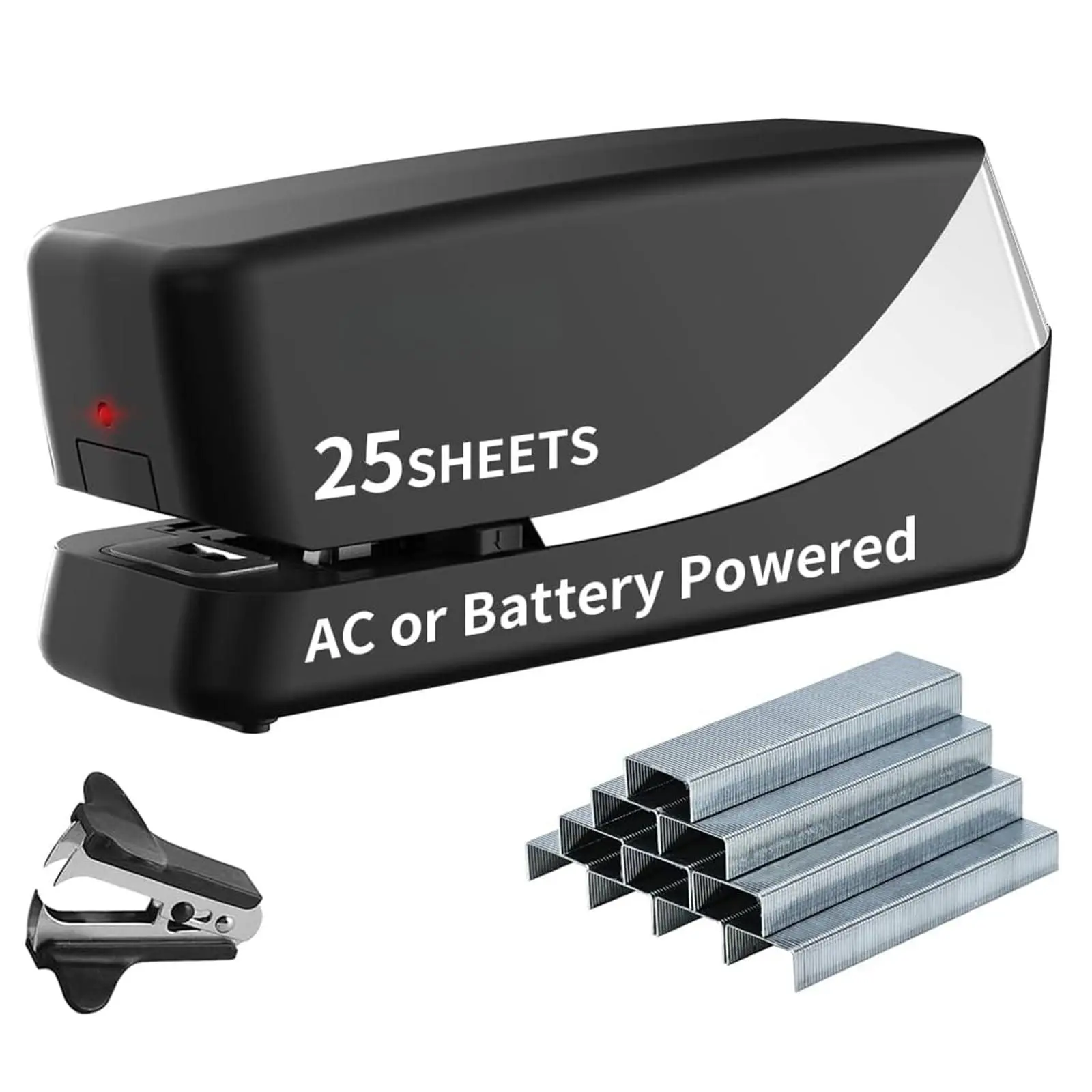 Electric Stapler  Automatic Heavy Duty,25 Sheet Store 210 Staples,Including 2000 Staples and 1 Staple Remover Desktop AC or for Home/Office Use