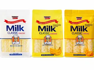Korean Milk Rice Snack Variety Pack (3 Flavors) – Melt-in-Your-Mouth Korean Snack, Portable 1.97oz Packs, Milk Banana Cheese