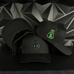 Money duck SnapBack hat-black