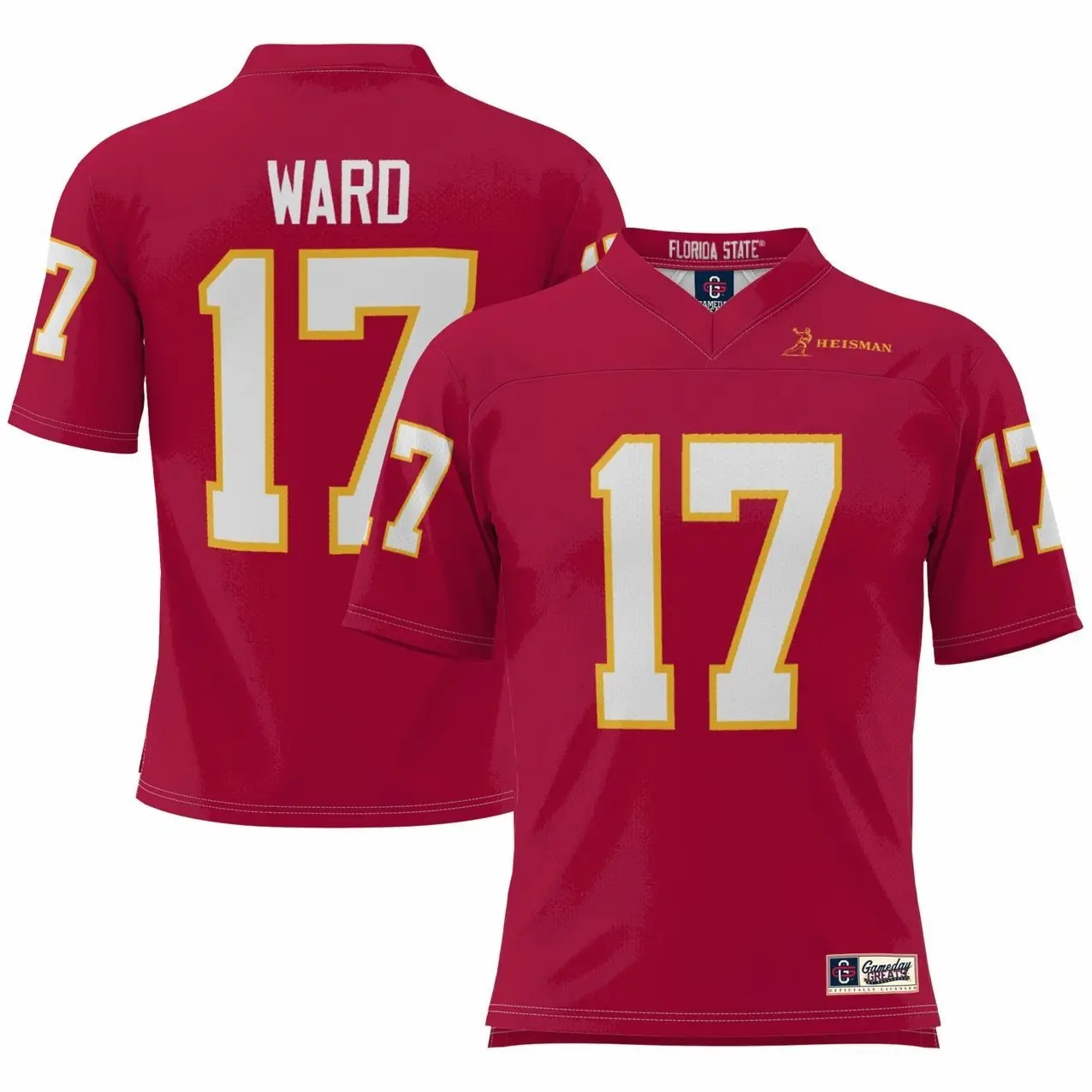 Charlie Ward Florida State Seminoles GameDay Greats Heisman Football Jersey - Garnet 781