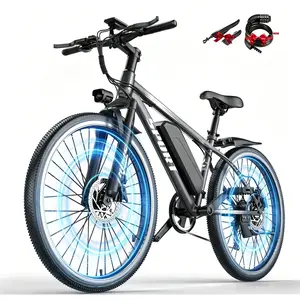 26" Electric Bike for Adults 1500W Mountain Ebike, 25 MPH & 65 Miles, Dual Brake