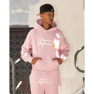 Loiter Hybrid Hoodie Dusty Pink