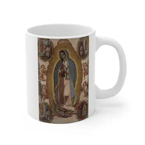 Madonna of Guadalupe Mug Religious Spiritual Artistic Virgin Mary Birthday Confirmation Christmas Holiday Gift Mug