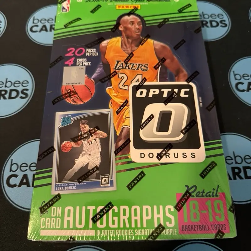 2018 Optic Retail Box - LUKA ROOKIE BLACK 1/1 CHASE, SGA, Brunson, Trae Rookie Year