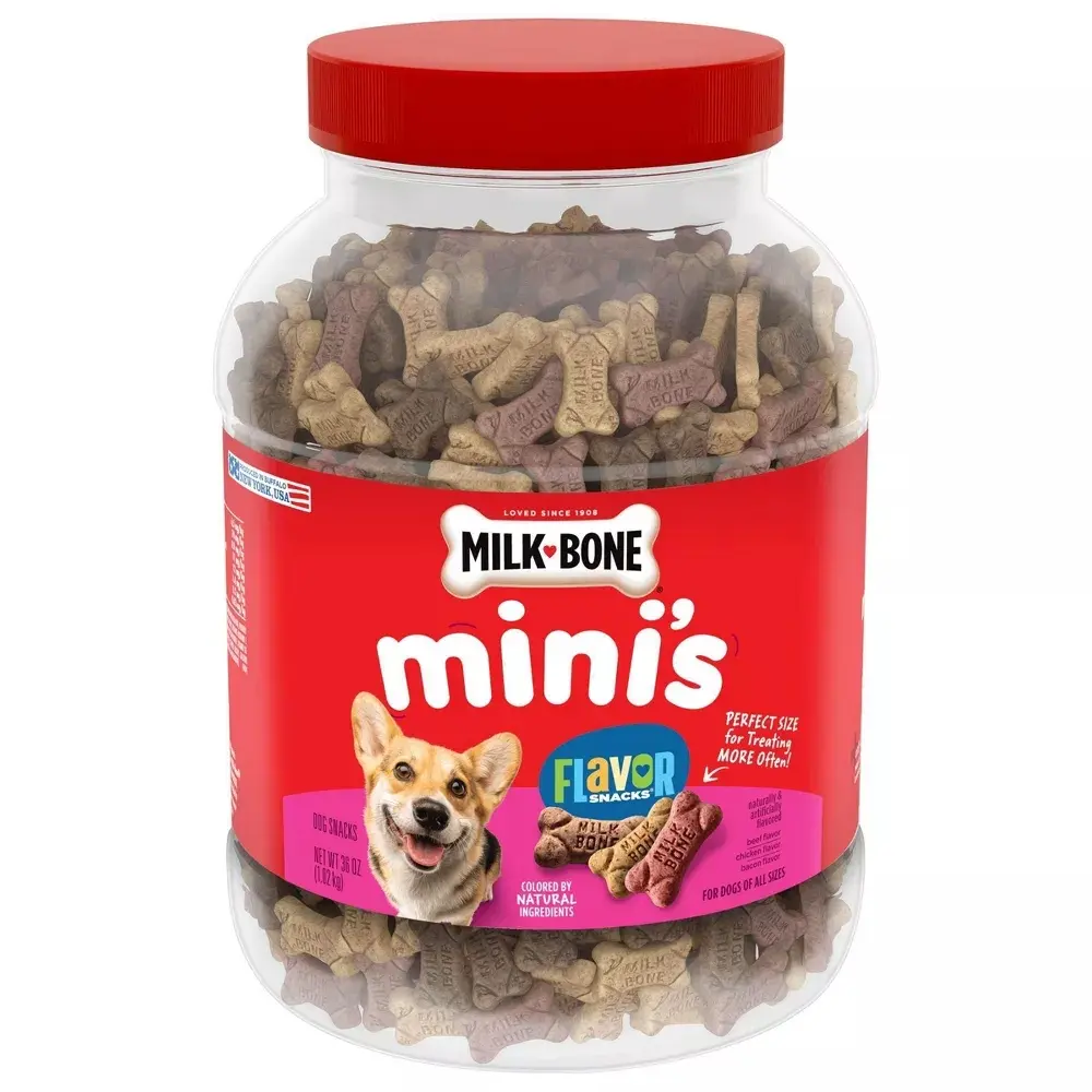 Milk-Bone Mini's Flavor Snacks Dog Treats, 36 Ounce
