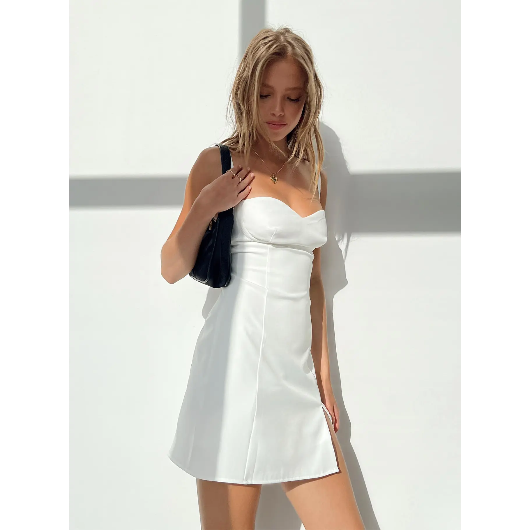 briana mini dress white Briana Mini Dress White