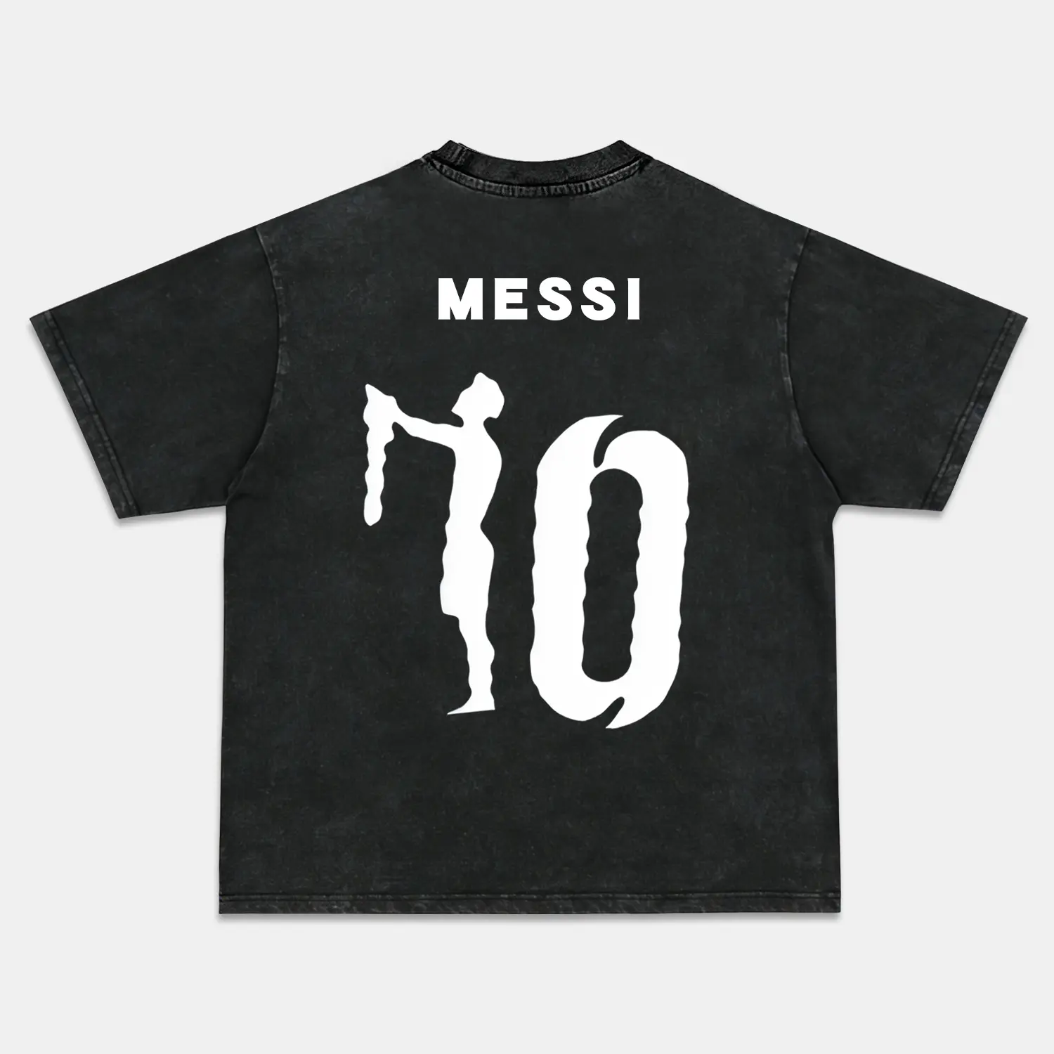 Vintage Football Player Portrait Graphic Print Cotton Casual T-Shirt, Cool Fashion T-Shir,Soccer Lover Shirts,Y2k Shirt,Oversize Shirt, Gift For Men Women, Apparel for Women Novelty Tees for Guys Black Menswear