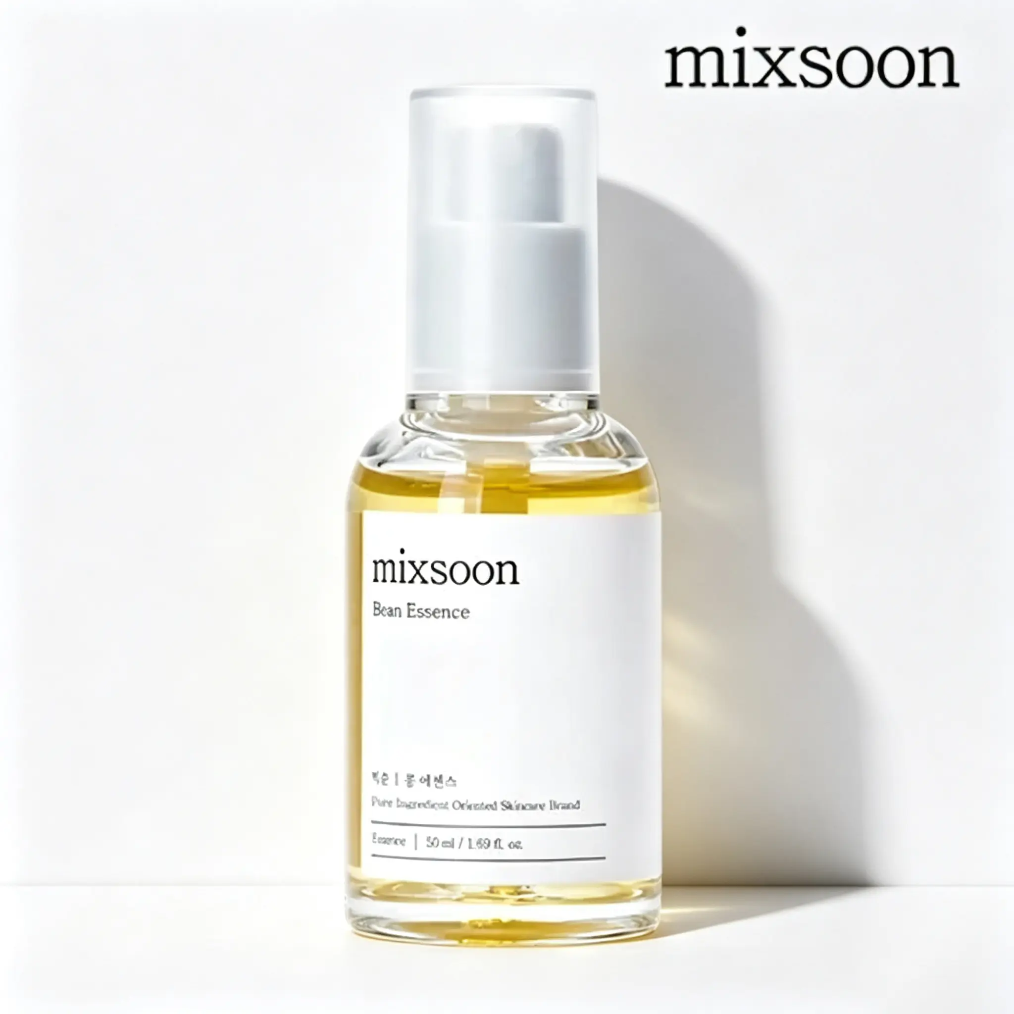 [mixsoon] Bean Essence 50ml - Korean Skincare Serum, Hydrating, Exfoliating, Refines Skin Texture