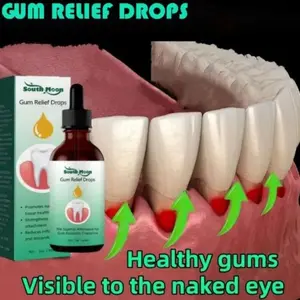 Gum Repair Drops Relieve Receding Gingival Swelling Gum Cleaning Care Oral Periodontal Hygiene Remove Yellow Remove Stain