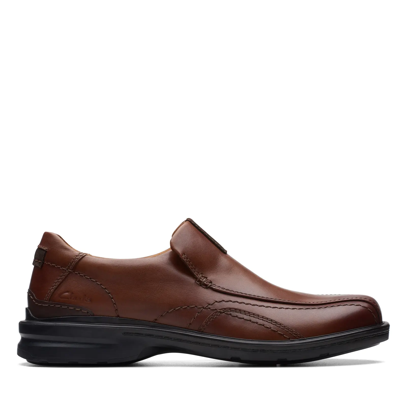 Clarks Gessler Step 26171776 Mens Brown Loafers & Slip Ons Casual Shoes