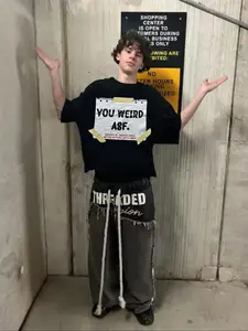 Men's Short Sleeve Cotton Blend Crop Top, Unique Design for Casual Summer Wear, Street Fashion Essential for Trendsetters, Streetwear