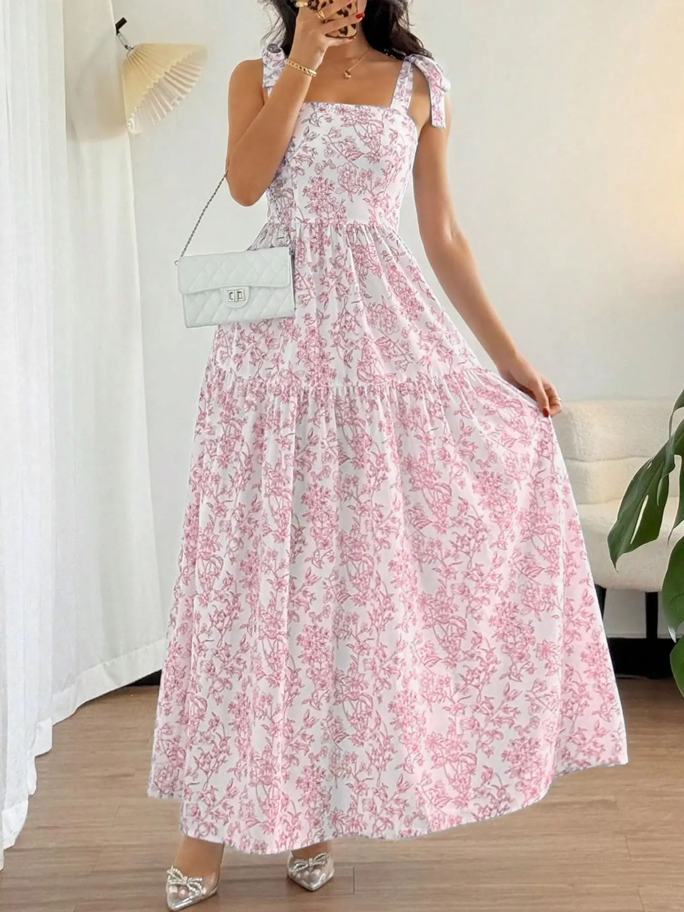 chic formal dresses Chic Half Sleeves Deep V-neck Pink Evening Dresses Chic Mermaid Formal Dresses with Pleats