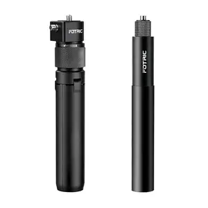 FOTRIC Invisible Bullet Time Selfie Stick & Rotating Handle Tripod for Insta360 X5/X4/X3/ONE X2 /ONE RS, DJI OSMO 360 & GoPro, Universal 1/4” Thread Panoramic & Action Camera Accessories for Travel & Sports