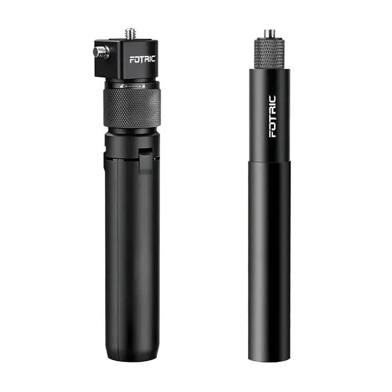 FOTRIC Invisible Bullet Time Selfie Stick & Rotatable Handle Tripod for Insta360 X6/X5/X4/X3/ONE X2/ONE RS, DJI Osmo 360 & GoPro, Universal 1/4" Mount Panoramic & Action Camera Accessories for Travel, Sports & Photography