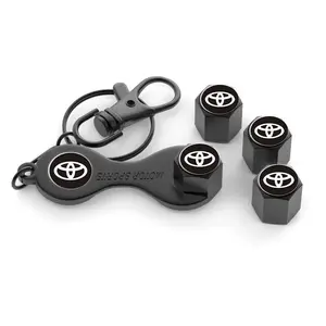Universal valve rod cover for car tires For Toyota C-hr Prado Rav4 Yaris Hilux Prius Avensis Corolla Camry