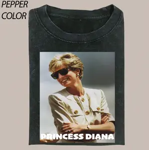 Princess Diana Vintage Graphic T-Shirt, Unisex Crewneck Casual T-Shirt, Vacation Outfit, Gift For Men Women Tops Womenswear