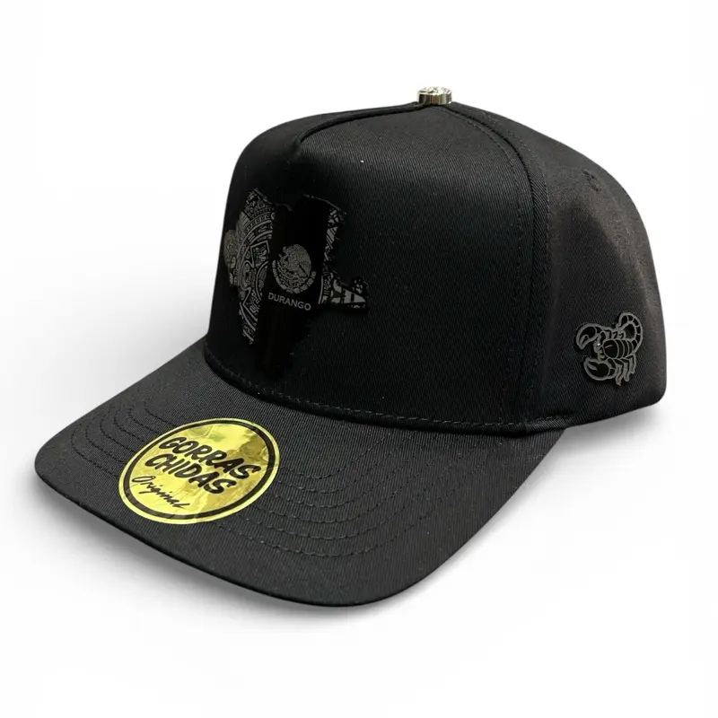 DURANGO Plate-Style Adjustable Snapback Baseball Cap, Unisex High Quality Fashion Accessory Hat, Baseball Cap Adjustable, High Quality Hat