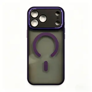 Golden Shield Magnetic Phone Case – Sleek Fit, Clickly Plated Buttons, Strong Magnetic Lock, with Acrylic Back and TPU Edges