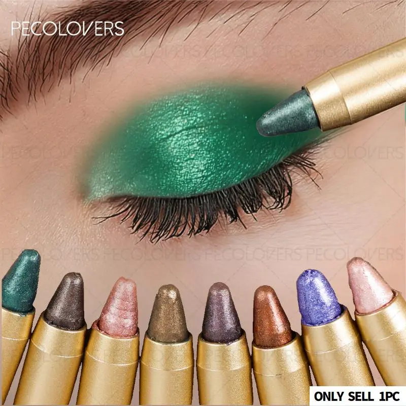 1pc Eyeshadow Pen, Waterproof & Sweatproof, Easy To Apply, Forest Color, 8 Color Options, Suitable For Various Makeup Looks, Eye Brightener Stick Eyeshadow Sticks Highlighter Eye Liner Pen