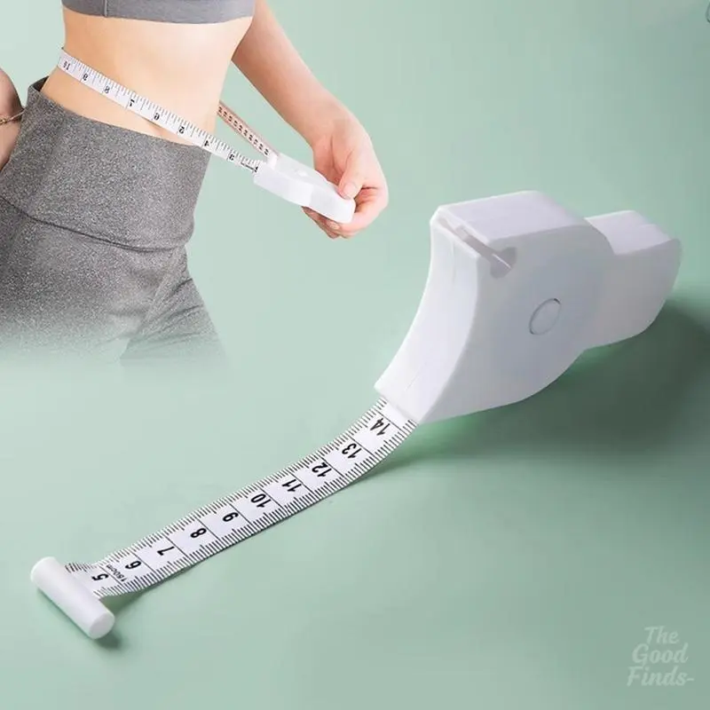 Portable Automatic Retractable Body Measuring Tape for Waist Hip Arm Durable Household Measuring Tool Ideal for Fitness Tailoring and Party Supplies