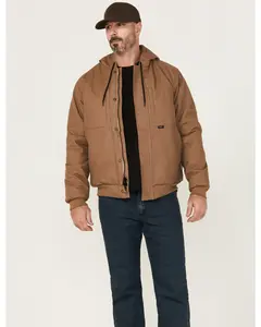 Men's FR Hooded Bomber Work Jacket