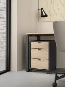 Sign Mobile Cabinet with 3 Drawers