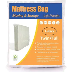 Mattress Bag for Moving and Storage, Fits  and Full Size Mattress, 1 Pack