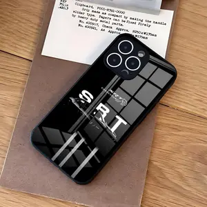 Car Dodge Challenger S-SRT Phone Case For iPhone 17 Air 16 e Pro Max 15 14 13 Mini 12 Pro 11 Max Plus Black Glass Cover