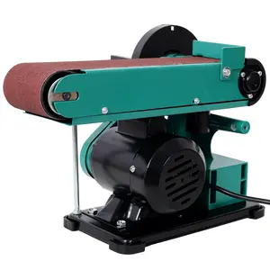 Donext 4" x 36" Belt Sander 6" Disc Polisher Grinder Sanders,120V/60Hz.Green Color