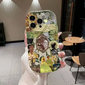 The Princess and the Frog Cartoon Cute Anime Fashion For iPhone Case, Shockproof with Lens Protection, TPU, Compatible for iPhone 17 Air 16 15 14 13 12 11 Pro Max Plus  Cartoon Cute Design, Officially