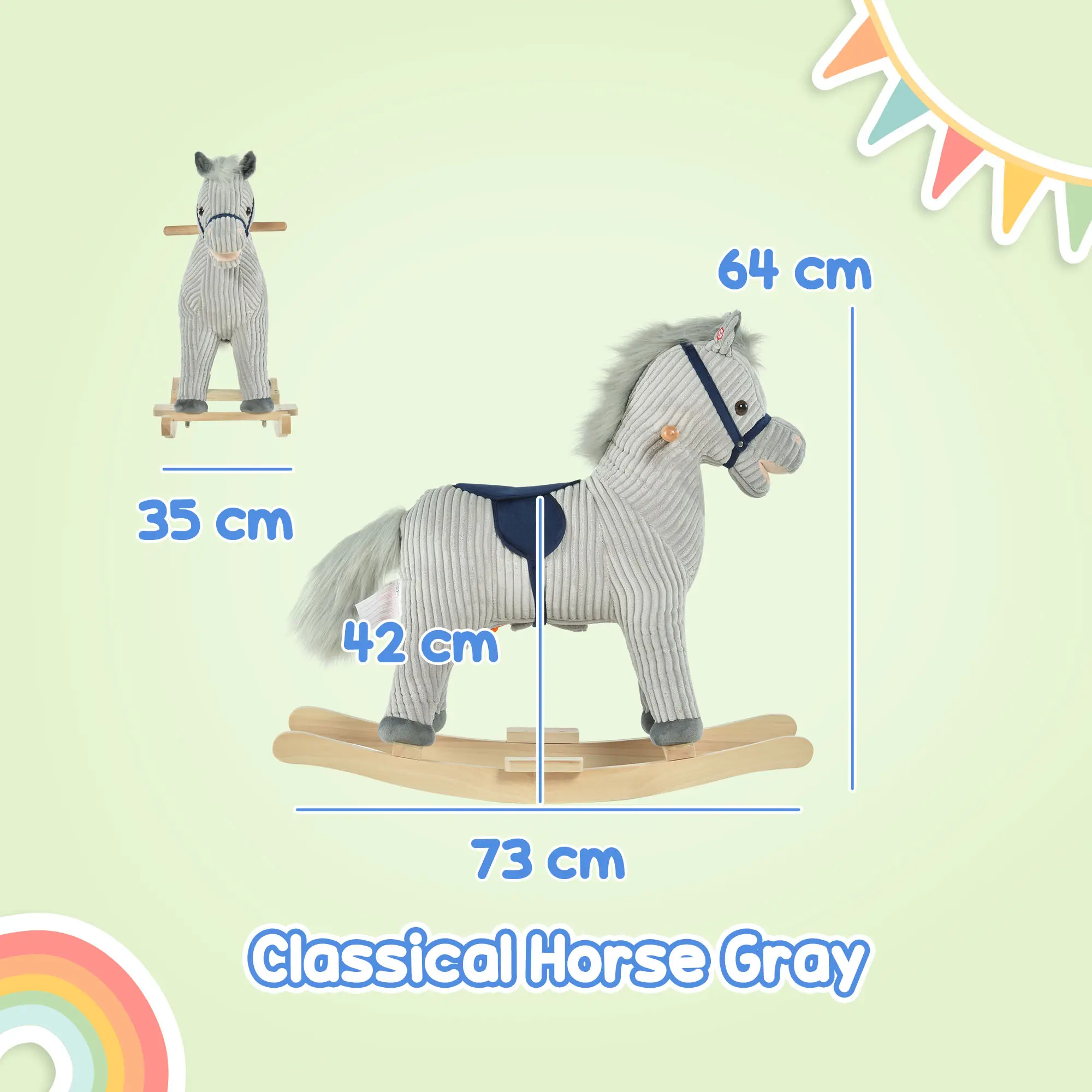 Classical Horse Gray