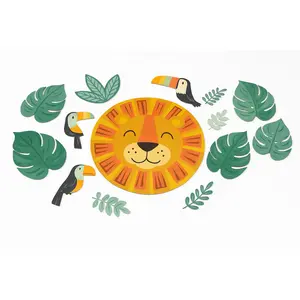 Get Wild Jungle Birthday Wall Decoration Kit
