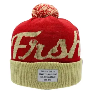 FRSH Pom Pom Beanie Hat