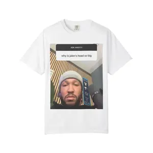 Jalen Brunnnson Meme Shirt, Basketball Tee,  Hoops Fan Gift, Big Head Joke, Roommates Podcast, Game Day Shirt