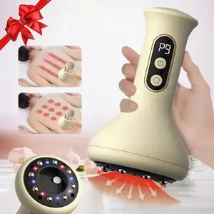 9-Level Intelligent Vacuum Cupping & Gua Sha Massager, Heated Base, Portable Relaxation Tool for Home & Travel, Perfect Gift for Elderly, Portable Muscle Massagers squishy best gift