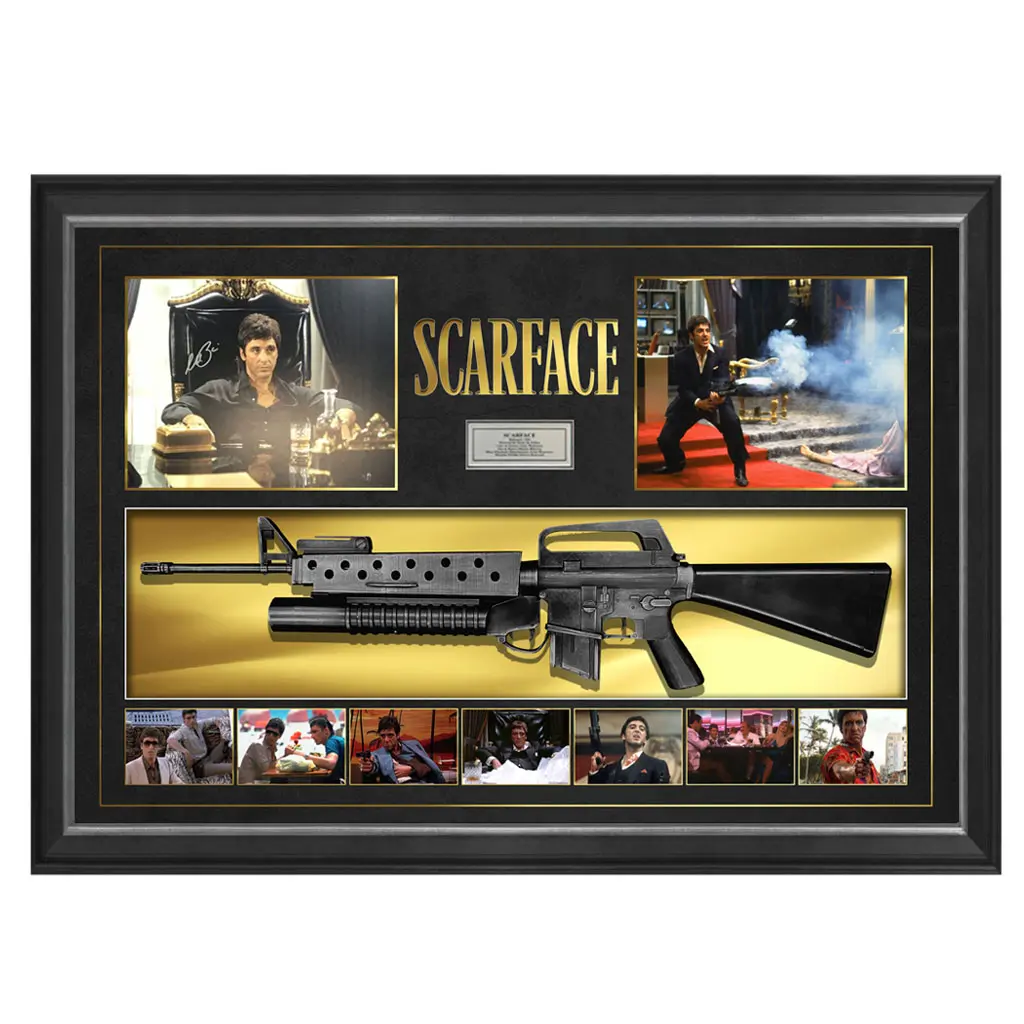 Scarface Signed and Photograph Print Wall Art Decor