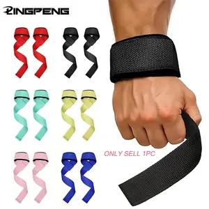 Weightlifting Wrist Wraps for Men & Women, Cotton Fabric Gym Workout Support Bands, Durable Weight Lifting Straps for Heavy Lifts, Fitness Training Straps, Deadlift Straps
