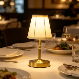 Mini Cordless Table Lamp   Dimmable   Rechargeable Aesthetic  lights for bedroom Kitchen Counter, Bar, Restaurant