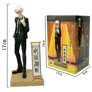 17cm Anime Figure Jujutsu Kaisen Diorama Satoru Gojo Suguru Geto Suit Ver Special Anime Model Boxed Toys Figurine Birthday